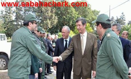 البركاني . عبد العظيم الحافي المندوب السامي للمياه والغابات ومحاربة التصحر . إعطاء الانطلاقة لعملية تشجير ألف هكتار بإقليم الناظور