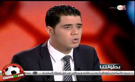 جعفر عاطفي مساعد مدرب النهضة البركانية لكرة القدم ضيفا على برنامج بطولتنا بقناة ميدي 1 تي في