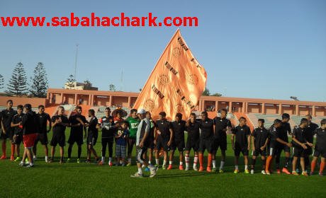 نهضة بركان في أولى الحصص التدريبية بملعبها الجديد وسط حضور جماهيري غفير