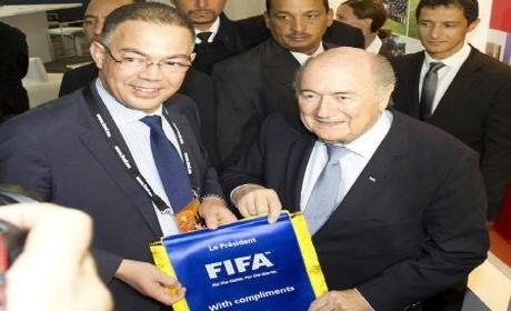 “بلاغ” فوزي لقجع يجتمع مع جوزيف بلاتير بسويسرا