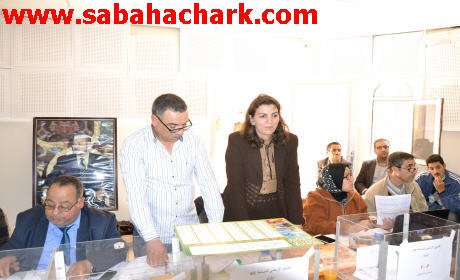 صباح الشرق تحضر قرعة سوق مبروك بقاعة بلدية بركان