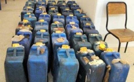 عناصر جمارك بركان يحجز 15 ألف لتر من الغازوال المهرب بالعيون الشرقية