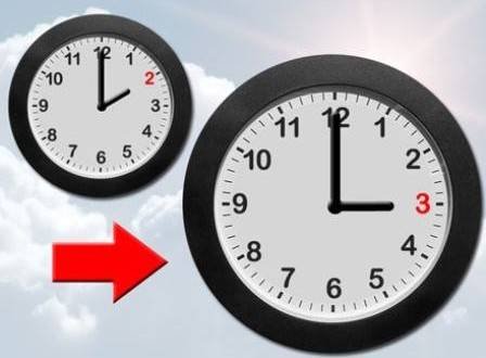 “بلاغ” العودة الى الساعة القانونية يوم الأحد 14 يونيو 2015