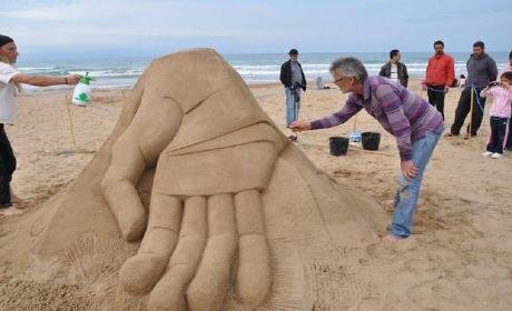 السعيدية تحتضنان النسخة الأولى للمهرجان الدولي لفن الرمال