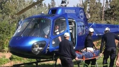 إنقاذ سيدة نُقلت بواسطة مروحية طبية من ميسور الى وجدة