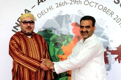 بلاغ: وأخيراً وزارة القصور والأوسمة تعلن عن مشاركة الملك في منتدى إفريقيا الهند