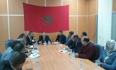 عامل إقليم بركان يترأس اجتماع مع رئيس و أعضاء المجلس البلدي السعيدية