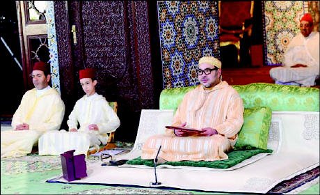 بلاغ: الملك محمد السادس يترأس غدا الأربعاء إحياء ليلة المولد النبوي الشريف بمسجد الحسن الثاني بالدار البيضاء