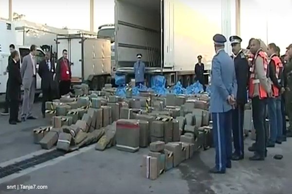 توقيف شاحنة مُحملة بطن ونصف من مخدر الحشيش بقصبة تادلة