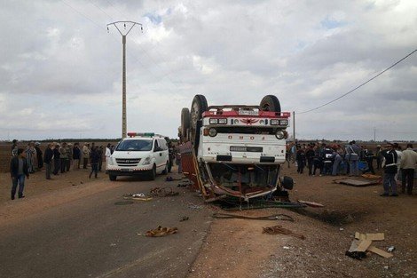 3 قتلى و17 جريحا في حادثة سير بإقليم فكيك