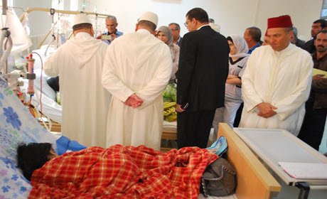 عامل يتفقد مركز تصفية الدم بالجماعة القروية أغبال إقليم بركان