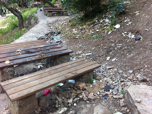 بالصور …كارثة بيئية تهدد تافوغالت… من يحمي الفضاء السياحي زكزل؟