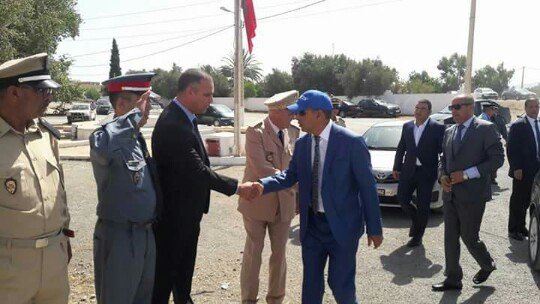 عامل إقليم بركان يعطي انطلاقة أشغال إنجاز مركب سوسيو رياضي بجماعة عين الركادة بمناسبة عيد العرش