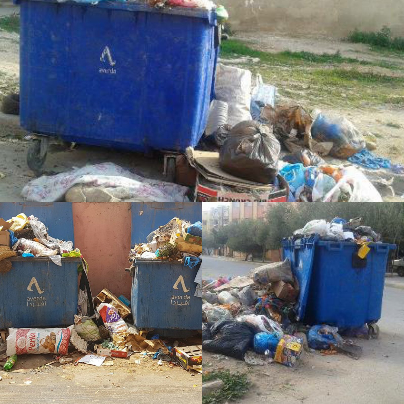 انتشار الأزبال بإقليم بركان يغضب الساكنة وأصابع الإتهام تتجه نحو شركة أفيردا