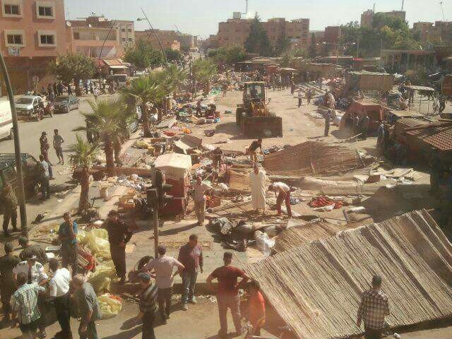 عامل إقليم بركان يطلق حملةجديدة لتحرير الملك العمومي ببركان