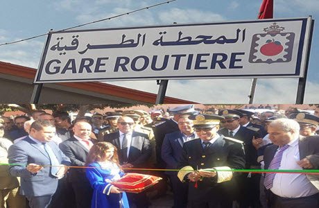 تدشين المحطة الطرقية وموقف سيارات الأجرة الكبيرة بمدينة بركان