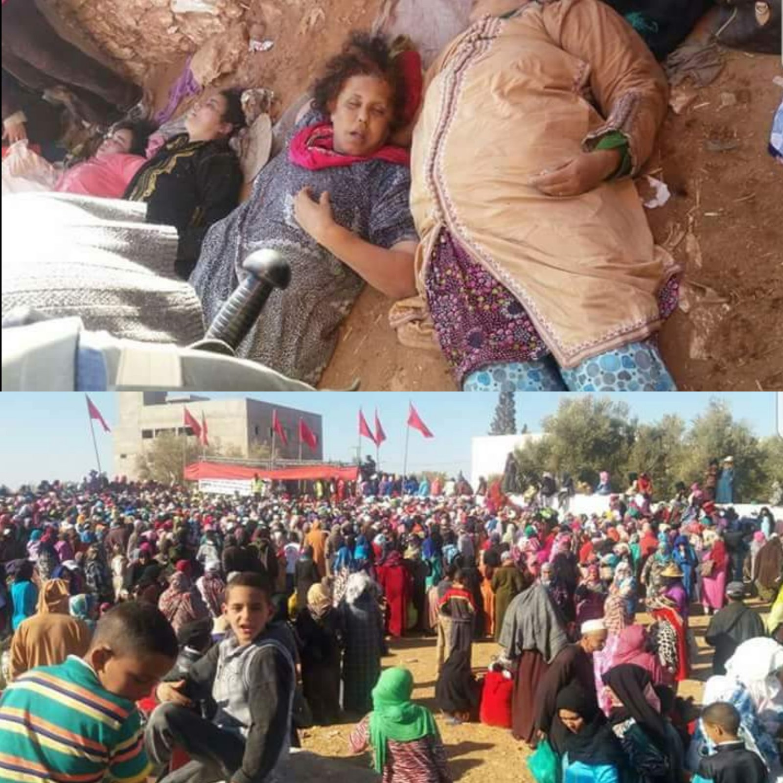 وفاة 15 امرأة في ازدحام خلال توزيع مساعدات غذائية بجماعة القروية سيدي بوعلام إقليم الصويرة