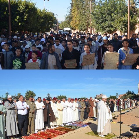 إقامة صلاة الاستسقاء بالمصلى”سالم” بحضور عامل إقليم بركان