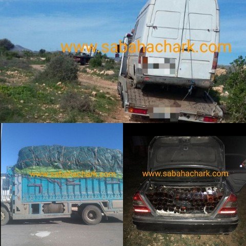 عناصر الجمارك وجدة تشن حملة ضد أباطرة التهريب ببركان وعين بني مطهر ومشرع حمادي…