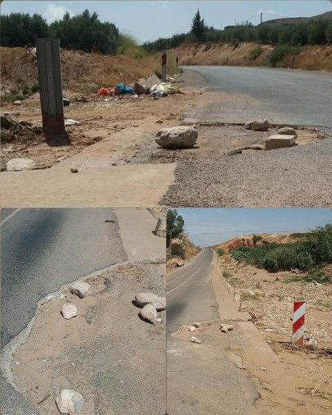 العيون الشرقية الاستهتار بحياة المواطنين إلى متى مثال طريق قنطرة وادي ميه الجديد بطريق لخميس