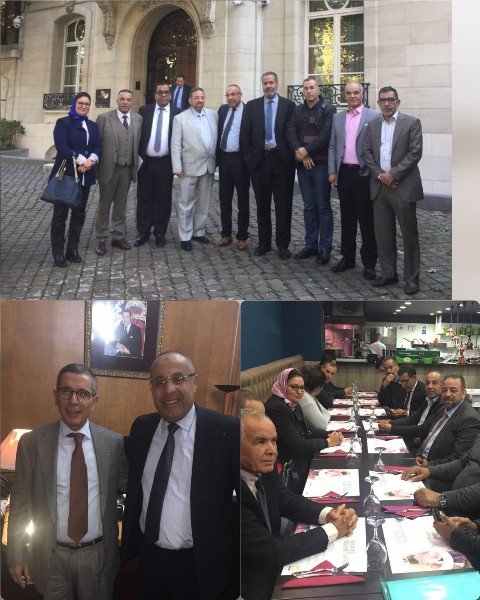 محمد عامر سفير المغرب ببلجيكا يستقبل وفد من الجماعة الحضرية لمدينة بركان