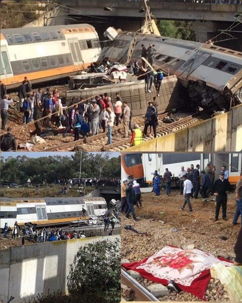 قتلى وجرحى في انقلاب قطار بين سلا و القنيطرة