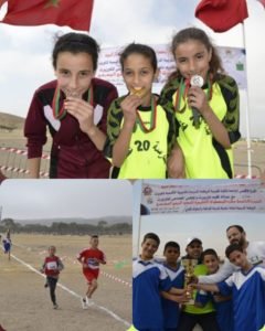 تنظيم ناجح لأطوار البطولة الإقليمية المدرسية للعدو الريفي المنظم بإقليم تاوريرت
