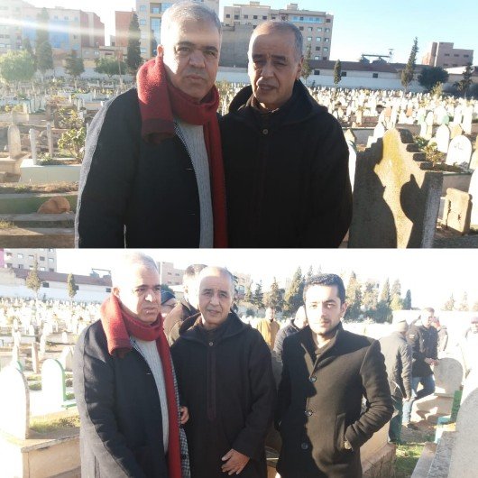 فريد مومن يُعزي الأستاذ الحاج يحيي الويزي في وفاة شقيقه  