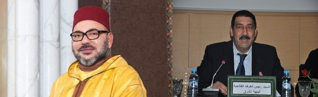 ميمون أوسار رئيس غرفة الفلاحة بجهة الشرق يهنئ الملك محمد السادس بمناسبة المسيرة الخضراء