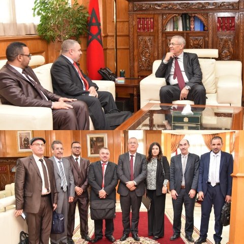   وزير العدل يستقبل أعضاء المكتب التنفيذي للنساخ القضائيين بالمغرب