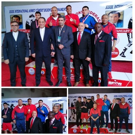 المنتخب المغربي  يحرز المرتبة الثالثة  بالدوري الدولي للملاكمة  “AHMET COMERT ” بتركيا