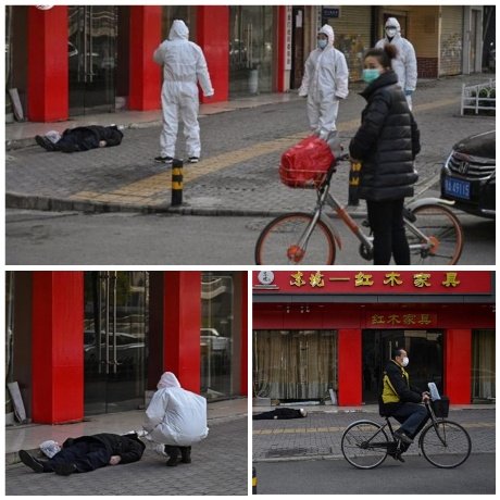ضحايا “فيروس كورونا”  يتساقطون فى شوارع الصين وانتشار الجثث فى ووهان