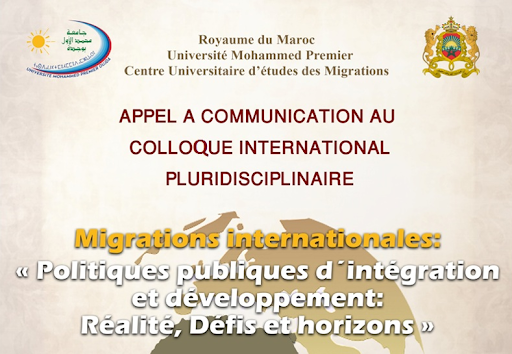 ندوة دولية حول موضوع “الهجرة الدولية: السياسات العمومية للاندماج والتنمية، الواقع والتحديات والآفاق المستقبلية”