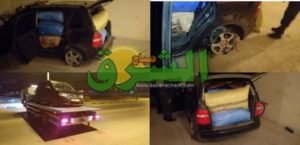 جمارك بركان تتمكن من حجز حمولة من أوراق التبغ على متن سيارة مزورة