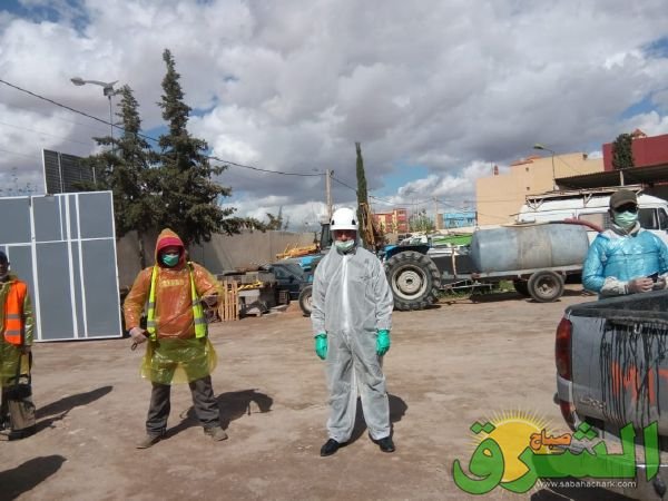  واسعة لتعقيم وتطهير الأحياء بفيروس كورونا 1 - www.sabahachark.com