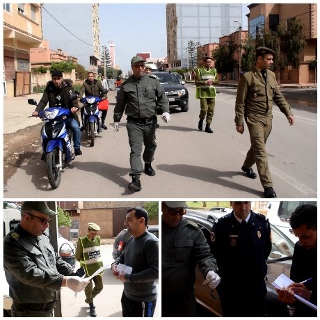 السلطات المحلية ببركان في حملة تحسيسية توعوية بالأحياء والشوارع حول “فيروس كورونا” المستجد” (كوفيد-19)