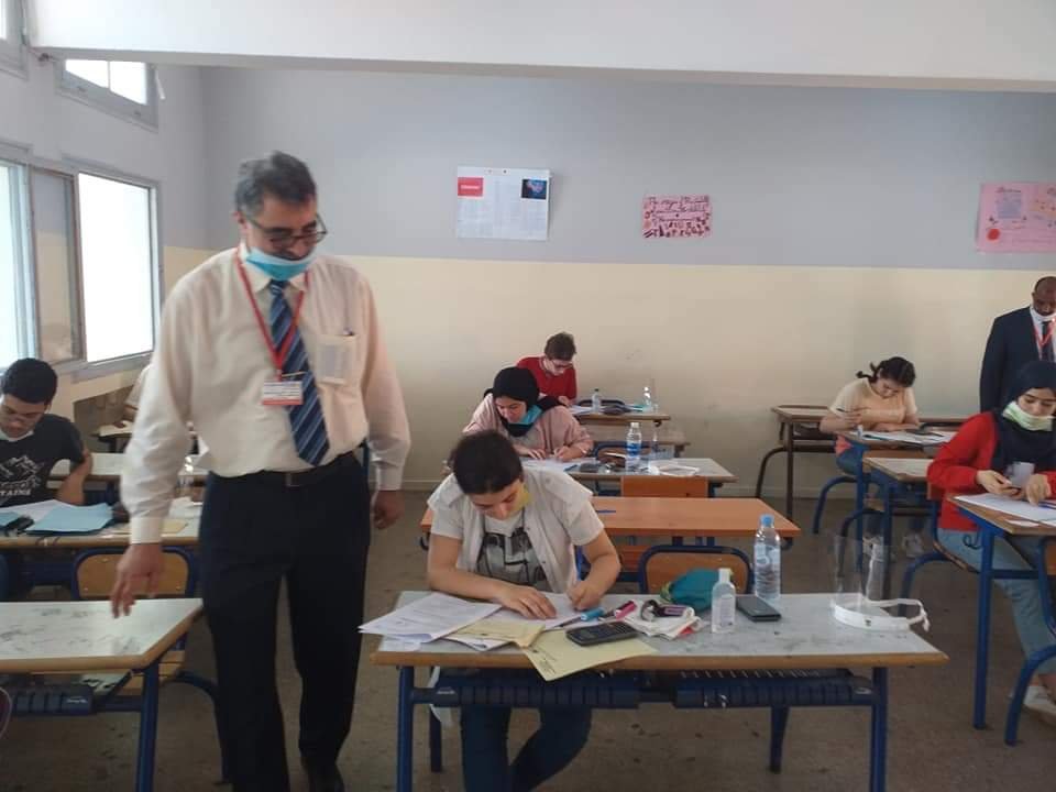 استمرار  إجراء  الامتحان الوطني في ظروف عادية بمختلف مراكز الامتحان ببركان