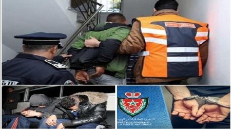 أمن بركان يوقف ثلاث أشخاص على مستوى ساحة “سوق فرياض”