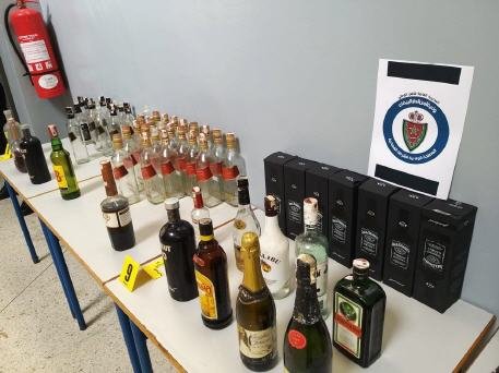 في عملية نوعية حجز أزيد من 5000 قنينة للمشروبات الكحولية بفاس