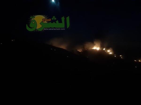  حريق مهول بغابة تناريت 1 - www.sabahachark.com