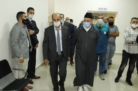 زيارة تفقدية لمشروع مركز معالجة الإدمان و الأمراض النفسية ببركان