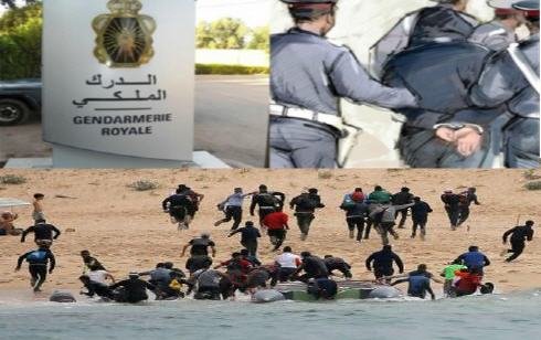 درك السعيدية يحبط عملية منظمة للهجرة السرية
