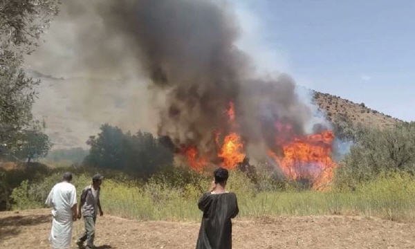 incendie debdou - www.sabahachark.com