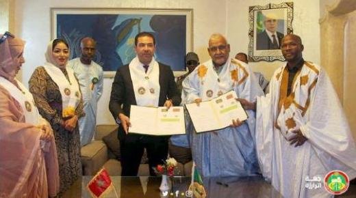 محمد بوعرورو،في زيارة لتعزيز الشراكة بين جهة الشرق و جهة اترارزة الموريتانية