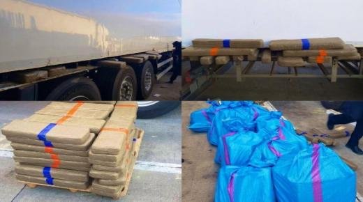 إحباط تهريب طن و120 كلغ من “الحشيش” على متن شاحنة بالقنيطرة