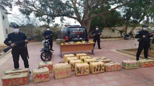 عاجل..حجز 4 أطنان و55 كيلوغرام من مخدر الشيرا بالسعيدية إقليم بركان