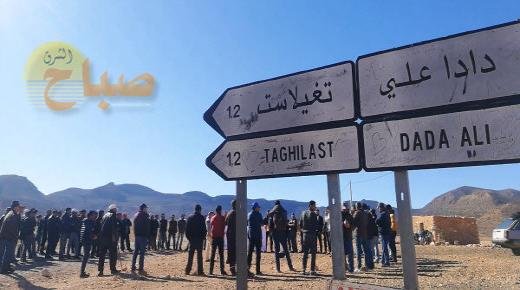 المطالب الاجتماعية تنزل قبيلة بني يعلى للاحتجاج