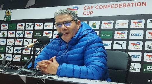 بالفيديو.. تصريح شكري الخطوي مدرب فريق أبو سليم الليبي: هنيئا لفريق نهضة بركان واتحفظ على الحكم الذي أضاف 7 دقائق على الوقت القانوني”