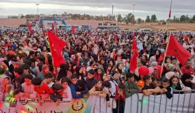 جمعية الشعلة للتربية والثقافة فرع سيدي سليمان شراعة، تنظم كرنفالاً وطنياً مهيباً احتفاءً بالذكرى الخمسين للمسيرة الخضراء المظفرة