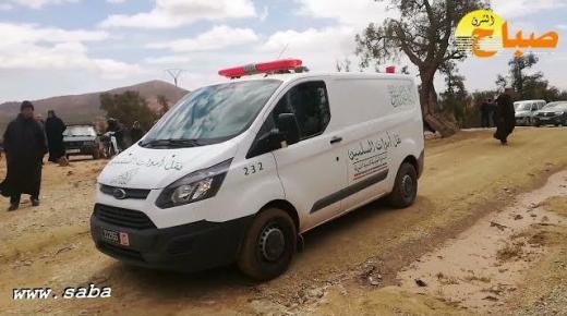 جماعة مشرع حمادي ..جنازة الطفلة إلهام التي جرفتها السيول بمنطقة سيدي بلعباس